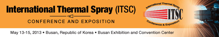 International Thermal Spray Conference and Exposition (ITSC): http://www.asminternational.org/content/Events/itsc/index.jsp